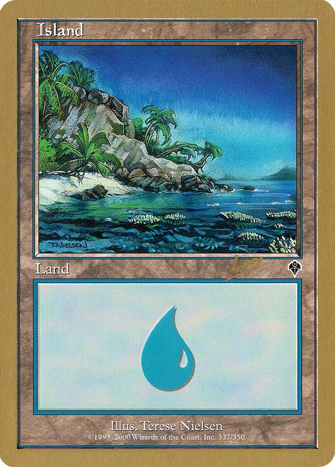 Island (rl337a) (Raphael Levy) [World Championship Decks 2002] - La Boîte Mystère ( The Mystery Box)