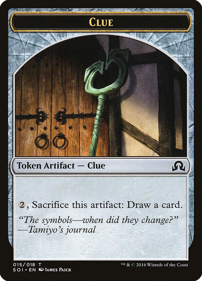 Clue (015/018) [Shadows over Innistrad Tokens] - La Boîte Mystère ( The Mystery Box)
