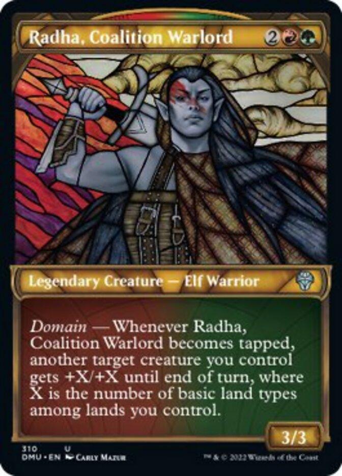 Radha, Coalition Warlord (Showcase) [Dominaria United] - La Boîte Mystère ( The Mystery Box)