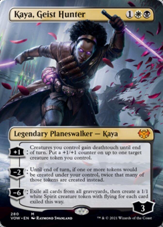Kaya, Geist Hunter (Borderless) [Innistrad: Crimson Vow] - La Boîte Mystère ( The Mystery Box)