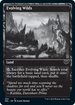 Evolving Wilds (530) [Innistrad: Double Feature] - La Boîte Mystère ( The Mystery Box)