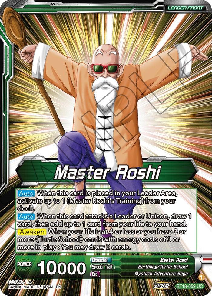 Master Roshi // Son Goku, Krillin, Yamcha, & Master Roshi, Reunited (BT18-059) [Dawn of the Z-Legends Prerelease Promos] - La Boîte Mystère ( The Mystery Box)