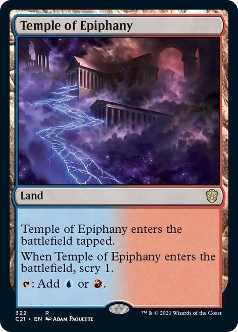 Temple of Epiphany [Commander 2021] - La Boîte Mystère ( The Mystery Box)