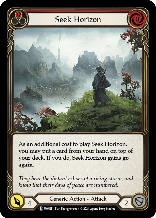 Seek Horizon (Red) [U-MON251] Unlimited Normal - La Boîte Mystère ( The Mystery Box)