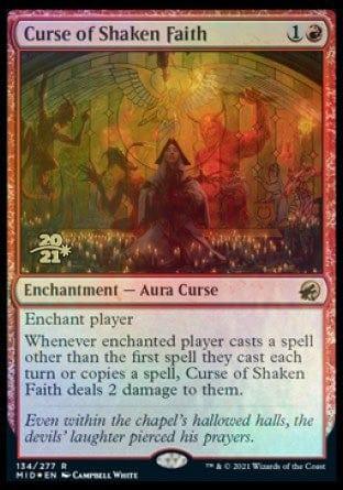 Curse of Shaken Faith [Innistrad: Midnight Hunt Prerelease Promos] - La Boîte Mystère ( The Mystery Box)