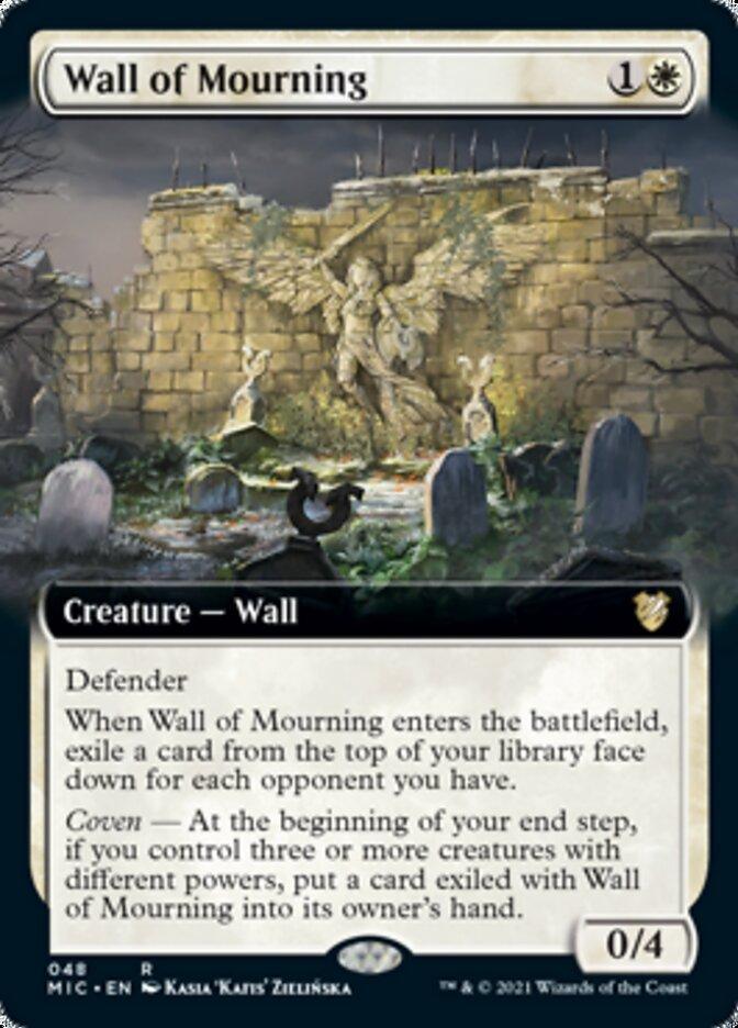 Wall of Mourning (Extended) [Innistrad: Midnight Hunt Commander] - La Boîte Mystère ( The Mystery Box)