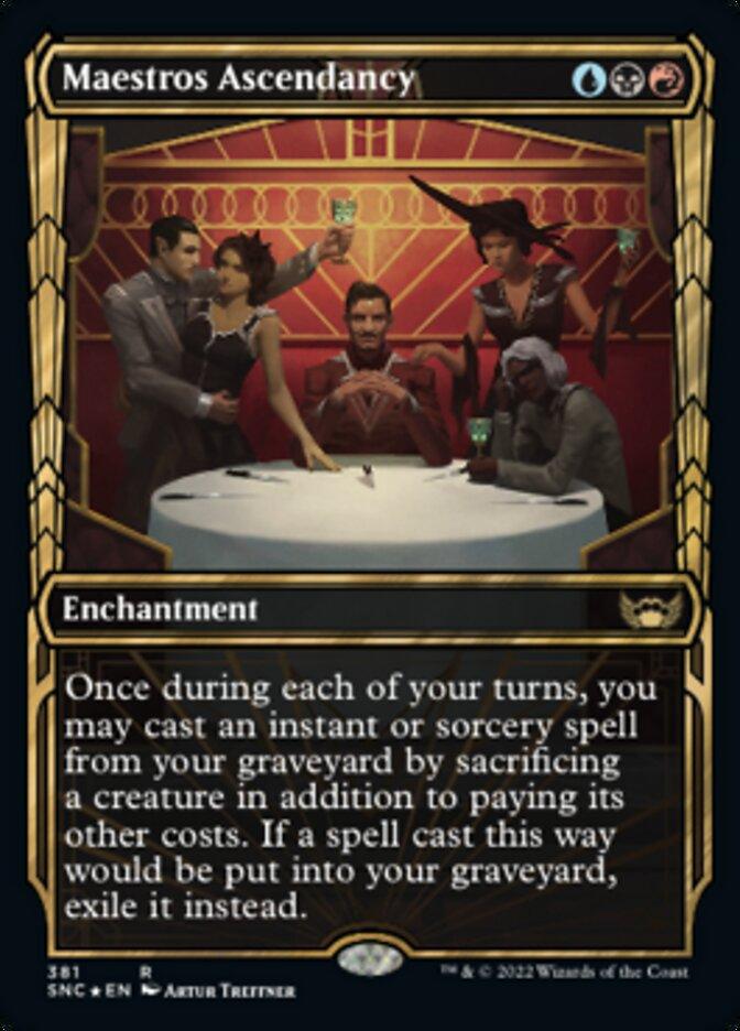 Maestros Ascendancy (Showcase Golden Age Gilded Foil) [Streets of New Capenna] - La Boîte Mystère ( The Mystery Box)