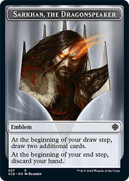 Sarkhan, the Dragonspeaker // Sarkhan, the Dragonspeaker Double-Sided Token [Starter Commander Decks] - La Boîte Mystère ( The Mystery Box)