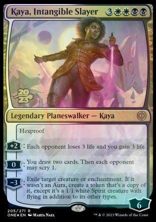 Kaya, Intangible Slayer [Phyrexia: All Will Be One Prerelease Promos] - La Boîte Mystère ( The Mystery Box)