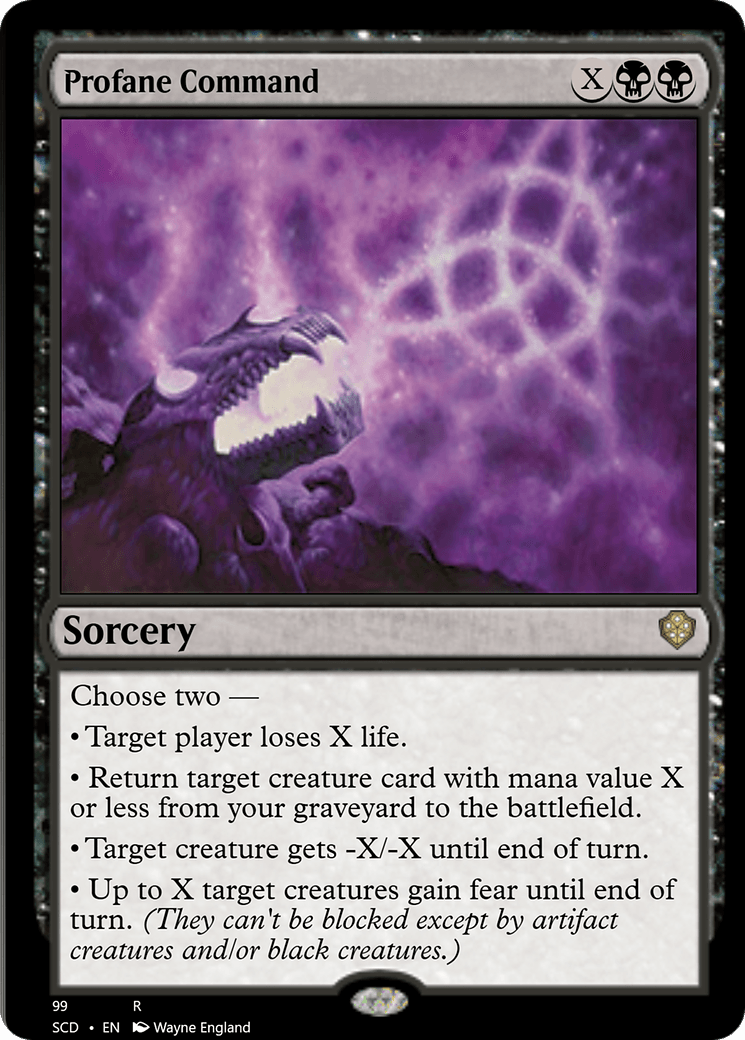 Profane Command [Starter Commander Decks] - La Boîte Mystère ( The Mystery Box)