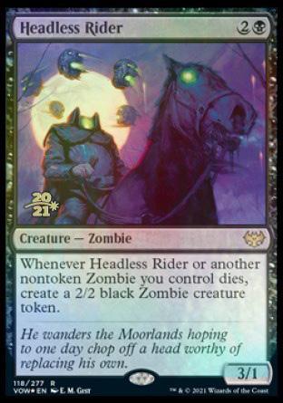 Headless Rider [Innistrad: Crimson Vow Prerelease Promos] - La Boîte Mystère ( The Mystery Box)