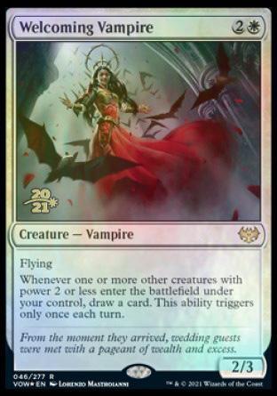 Welcoming Vampire [Innistrad: Crimson Vow Prerelease Promos] - La Boîte Mystère ( The Mystery Box)