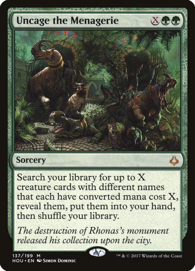 Uncage the Menagerie [Hour of Devastation] - La Boîte Mystère ( The Mystery Box)