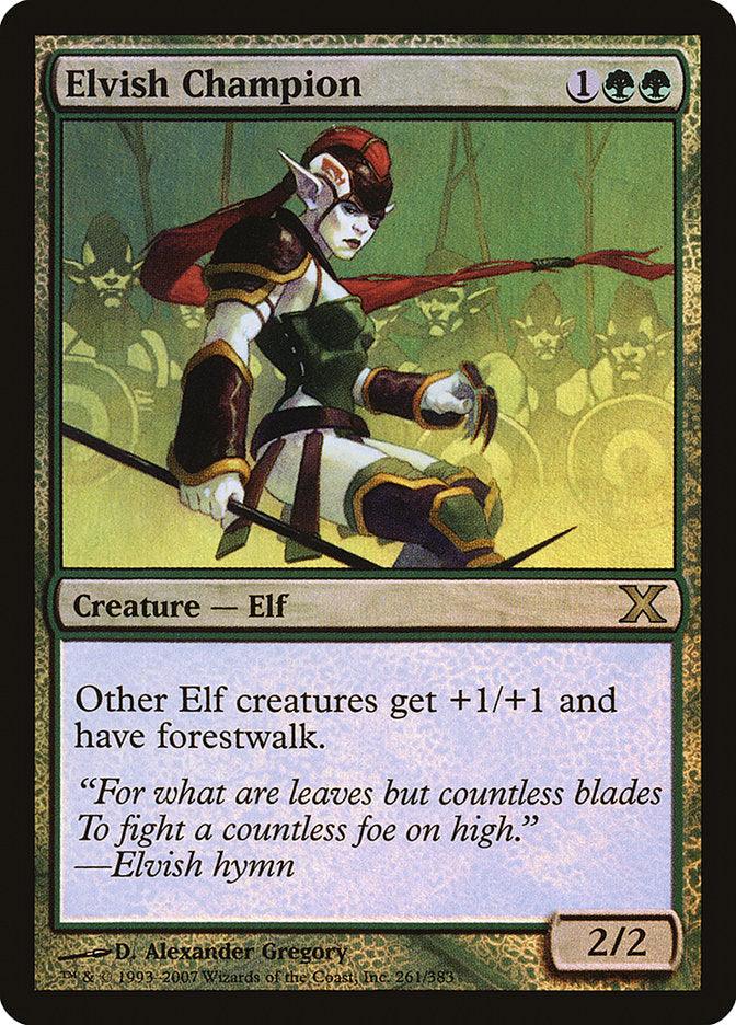 Elvish Champion (Premium Foil) [Tenth Edition] - La Boîte Mystère ( The Mystery Box)