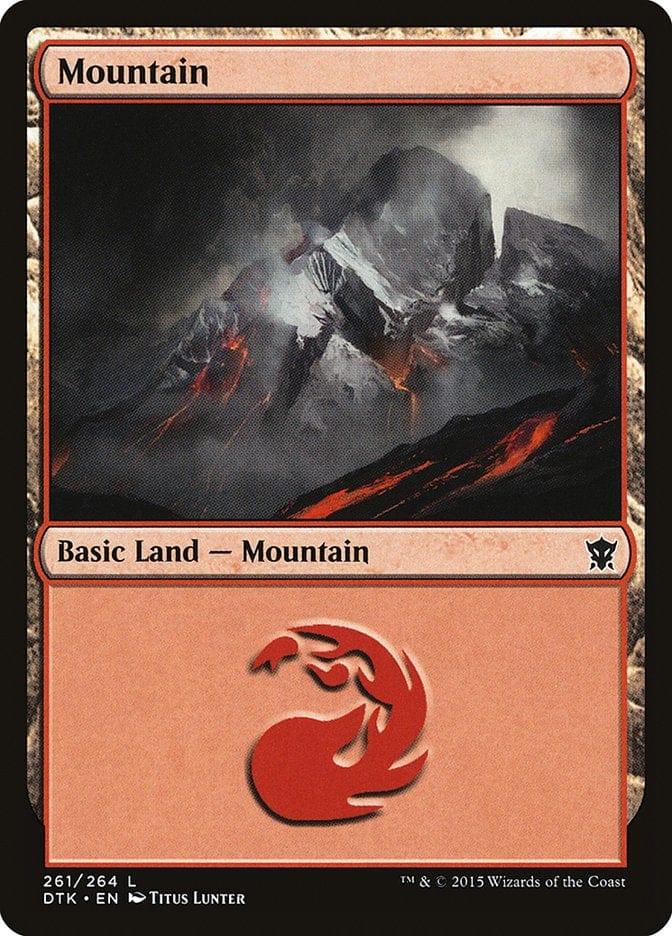 Mountain (261) [Dragons of Tarkir] - La Boîte Mystère ( The Mystery Box)