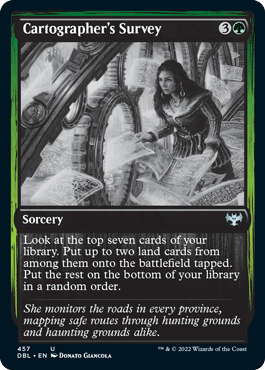 Cartographer's Survey [Innistrad: Double Feature] - La Boîte Mystère ( The Mystery Box)