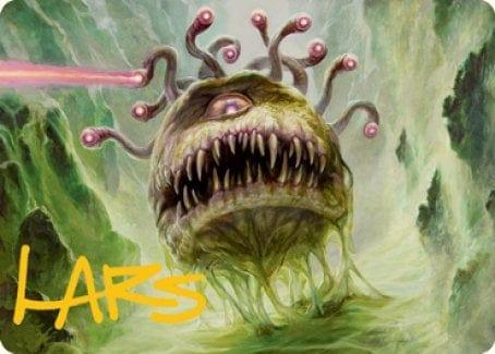 Beholder Art Card (Gold-Stamped Signature) [Dungeons & Dragons: Adventures in the Forgotten Realms Art Series] - La Boîte Mystère ( The Mystery Box)