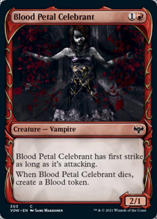 Blood Petal Celebrant (Showcase Fang Frame) [Innistrad: Crimson Vow] - La Boîte Mystère ( The Mystery Box)