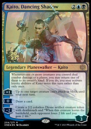 Kaito, Dancing Shadow [Phyrexia: All Will Be One Prerelease Promos] - La Boîte Mystère ( The Mystery Box)