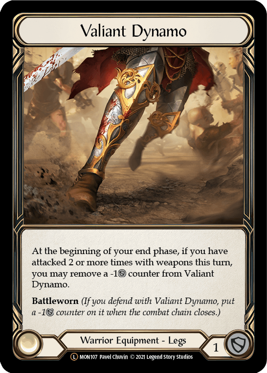 Valiant Dynamo [U-MON107-RF] Unlimited Rainbow Foil - La Boîte Mystère ( The Mystery Box)
