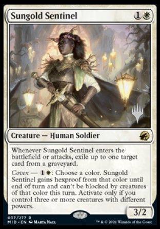 Sungold Sentinel (Promo Pack) [Innistrad: Midnight Hunt Promos] - La Boîte Mystère ( The Mystery Box)