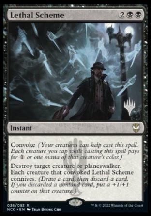 Lethal Scheme (Promo Pack) [Streets of New Capenna Commander Promos] - La Boîte Mystère ( The Mystery Box)