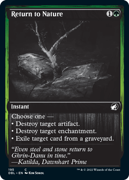 Return to Nature [Innistrad: Double Feature] - La Boîte Mystère ( The Mystery Box)