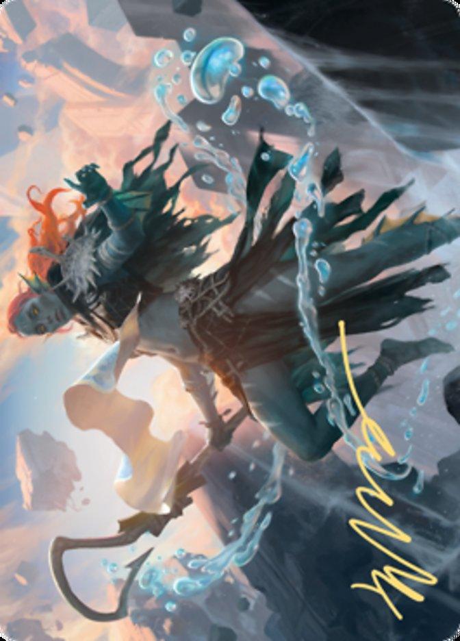 Expedition Diviner Art Card (Gold-Stamped Signature) [Zendikar Rising Art Series] - La Boîte Mystère ( The Mystery Box)