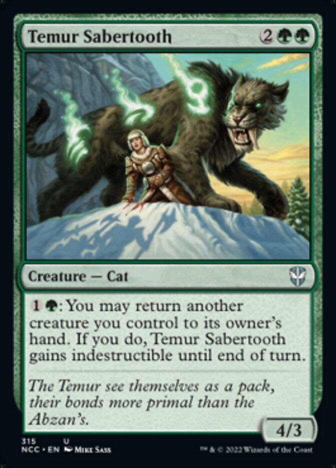 Temur Sabertooth [Streets of New Capenna Commander] - La Boîte Mystère ( The Mystery Box)