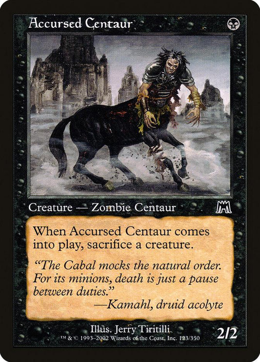Accursed Centaur [Onslaught] - La Boîte Mystère ( The Mystery Box)