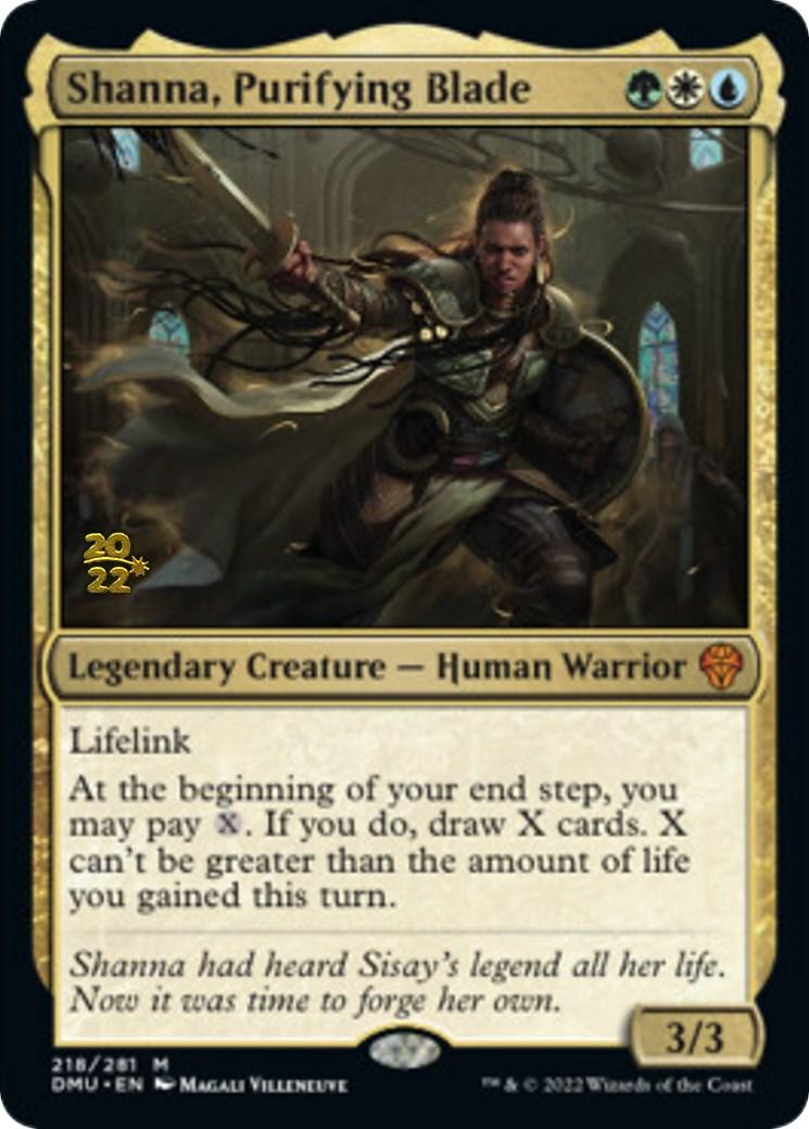 Shanna, Purifying Blade [Dominaria United Prerelease Promos] - La Boîte Mystère ( The Mystery Box)