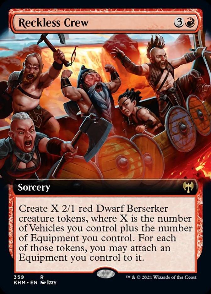 Reckless Crew (Extended Art) [Kaldheim] - La Boîte Mystère ( The Mystery Box)