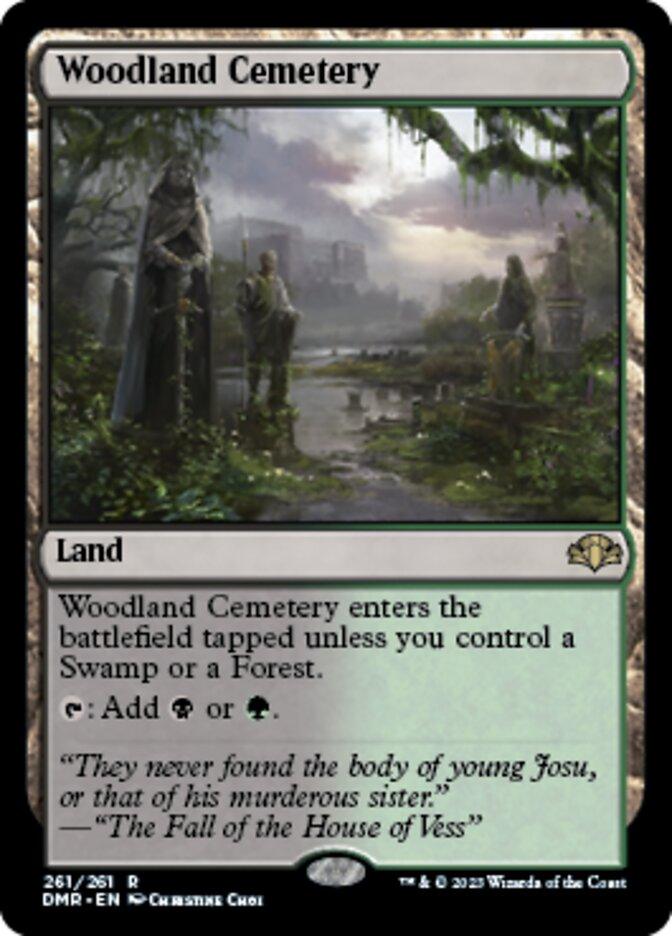 Woodland Cemetery [Dominaria Remastered] - La Boîte Mystère ( The Mystery Box)