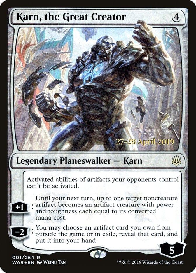 Karn, the Great Creator [War of the Spark Prerelease Promos] - La Boîte Mystère ( The Mystery Box)