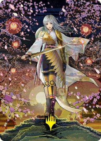 The Wandering Emperor 2 Art Card (Gold-Stamped Signature) [Kamigawa: Neon Dynasty Art Series] - La Boîte Mystère ( The Mystery Box)