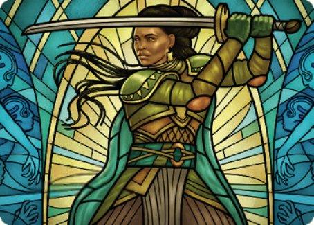 Shanna, Purifying Blade Art Card 2 [Dominaria United Art Series] - La Boîte Mystère ( The Mystery Box)