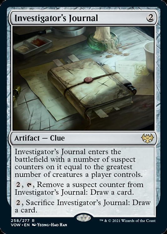 Investigator's Journal [Innistrad: Crimson Vow] - La Boîte Mystère ( The Mystery Box)
