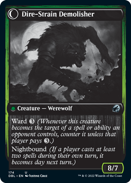 Burly Breaker // Dire-Strain Demolisher [Innistrad: Double Feature] - La Boîte Mystère ( The Mystery Box)