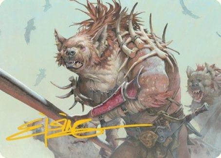 Gnoll Art Card (Gold-Stamped Signature) [Dungeons & Dragons: Adventures in the Forgotten Realms Art Series] - La Boîte Mystère ( The Mystery Box)