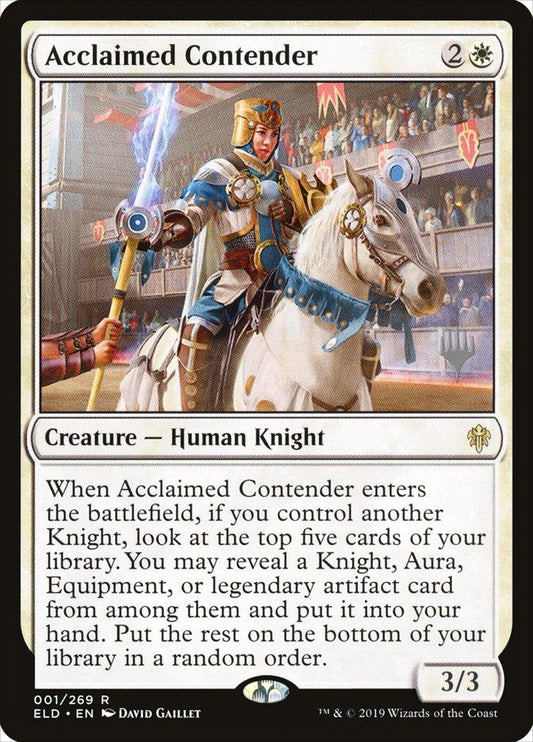 Acclaimed Contender (Promo Pack) [Throne of Eldraine Promos] - La Boîte Mystère ( The Mystery Box)