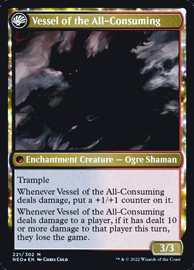 Hidetsugu Consumes All // Vessel of the All-Consuming [Kamigawa: Neon Dynasty Prerelease Promos] - La Boîte Mystère ( The Mystery Box)