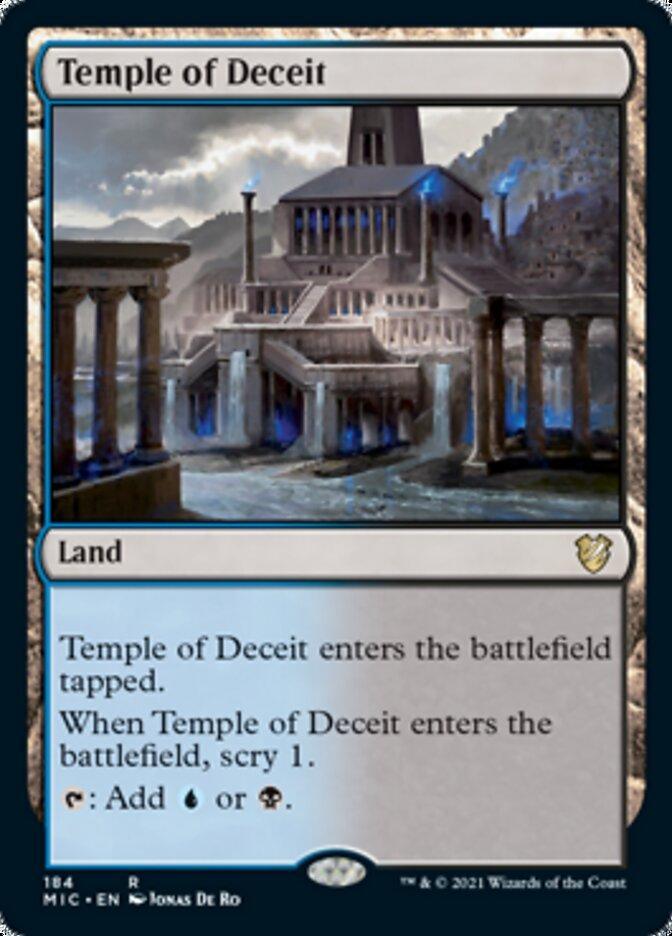 Temple of Deceit [Innistrad: Midnight Hunt Commander] - La Boîte Mystère ( The Mystery Box)