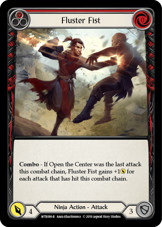 Fluster Fist (Red) [WTR086-R] Alpha Print Normal - La Boîte Mystère ( The Mystery Box)