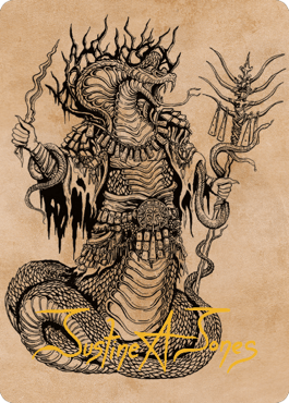 Sivriss, Nightmare Speaker Art Card (51) (Gold-Stamped Signature) [Commander Legends: Battle for Baldur's Gate Art Series] - La Boîte Mystère ( The Mystery Box)