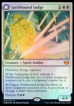 Faithbound Judge // Sinner's Judgment [Innistrad: Crimson Vow Prerelease Promos] - La Boîte Mystère ( The Mystery Box)