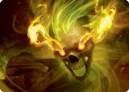 Flameskull Art Card [Dungeons & Dragons: Adventures in the Forgotten Realms Art Series] - La Boîte Mystère ( The Mystery Box)