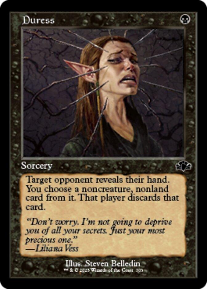 Duress (Retro) [Dominaria Remastered] - La Boîte Mystère ( The Mystery Box)
