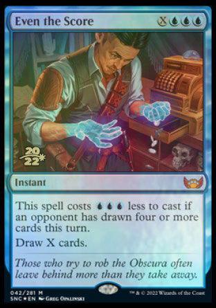 Even the Score [Streets of New Capenna Prerelease Promos] - La Boîte Mystère ( The Mystery Box)