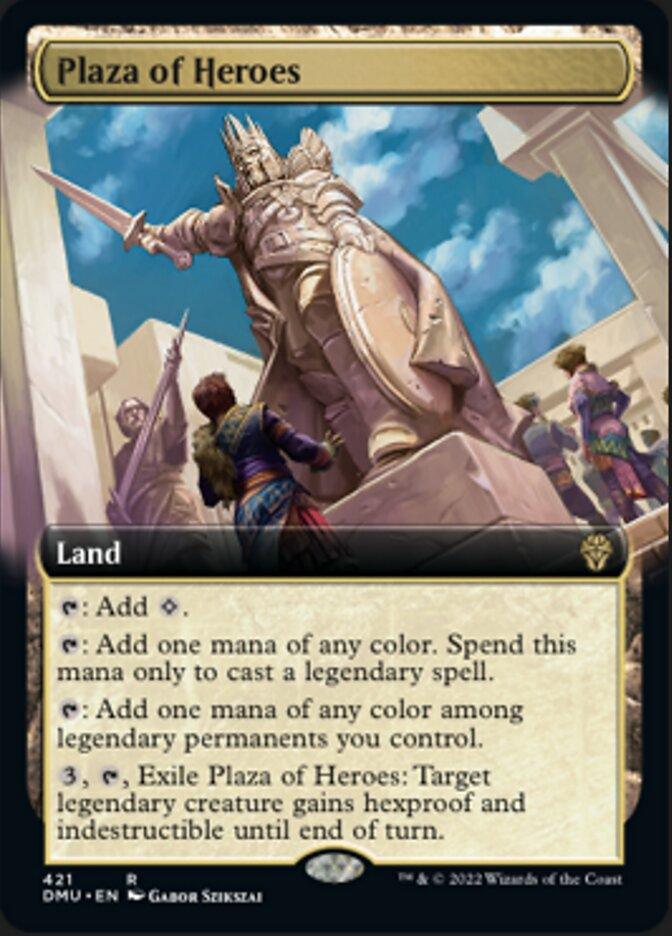 Plaza of Heroes (Extended Art) [Dominaria United] - La Boîte Mystère ( The Mystery Box)