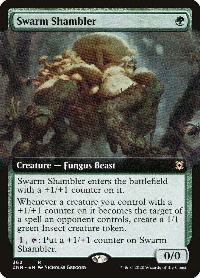 Swarm Shambler (Extended) [Zendikar Rising Extended Art] - La Boîte Mystère ( The Mystery Box)